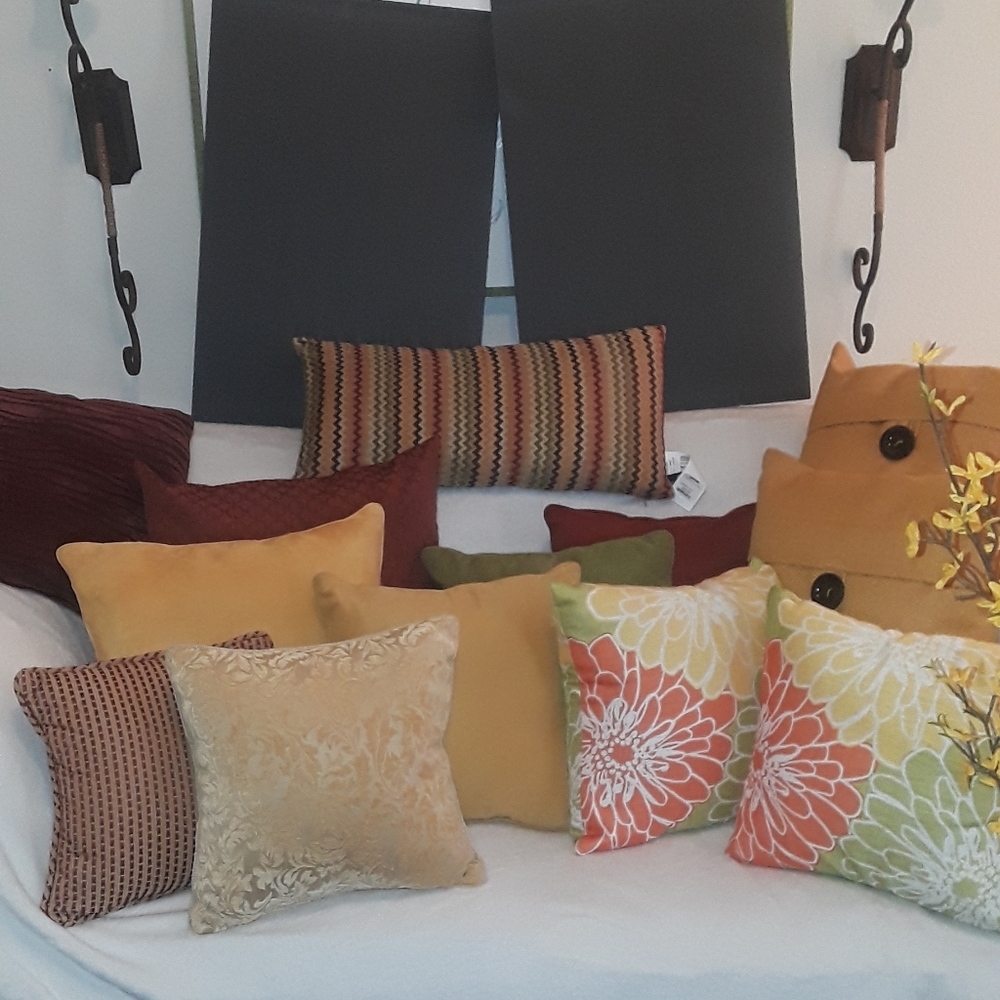 Throw pillows
